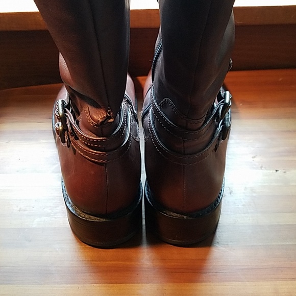 Ecco brown leather riding boots - Picture 7 of 8